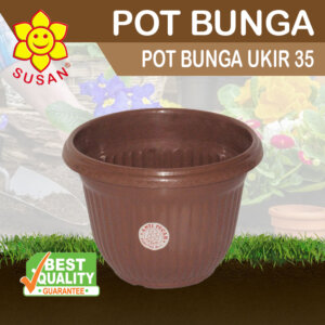 Pot Bunga Ukir 35 - Pot Tanaman Hias