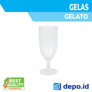 gelas plastik bening
