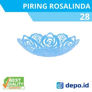 Piring Rosalinda 28 - Piring Bolong - Piring Wadah Plastik