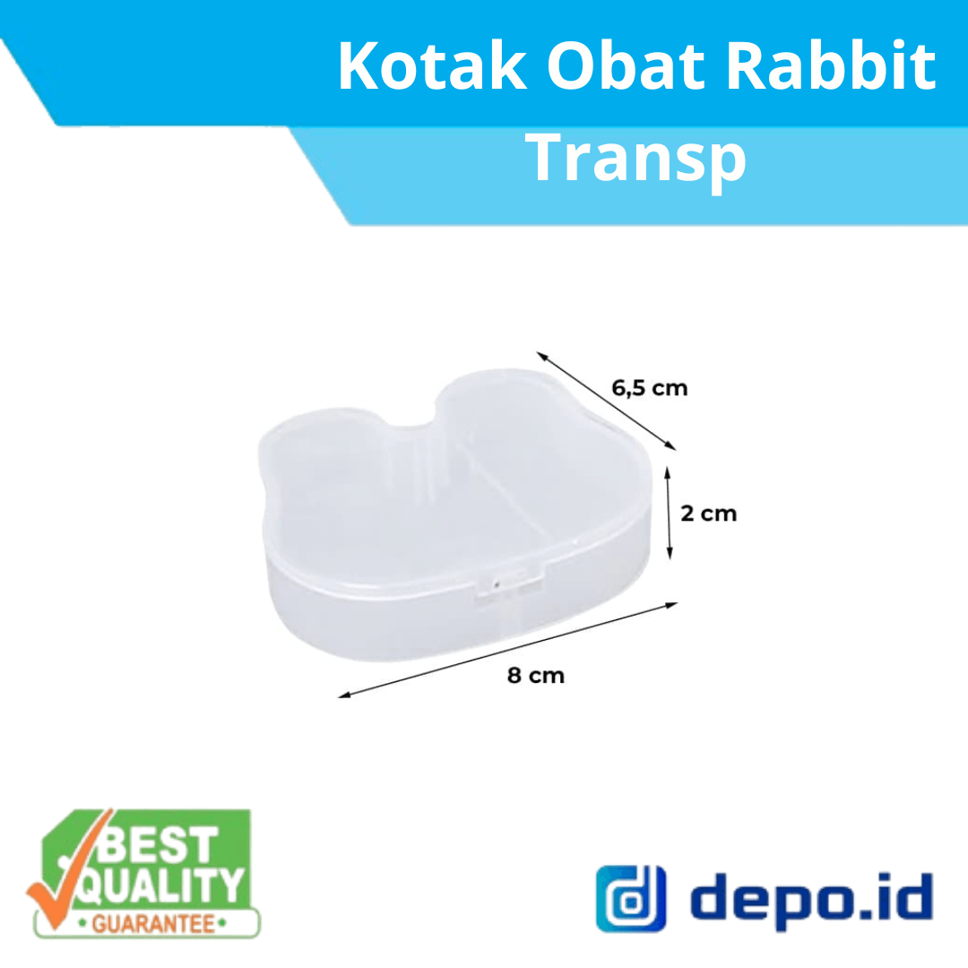 Kotak Obat Rabbit Transp - Gambar 2