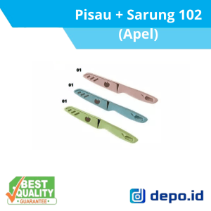 Pisau + Sarung 102 (Apel)