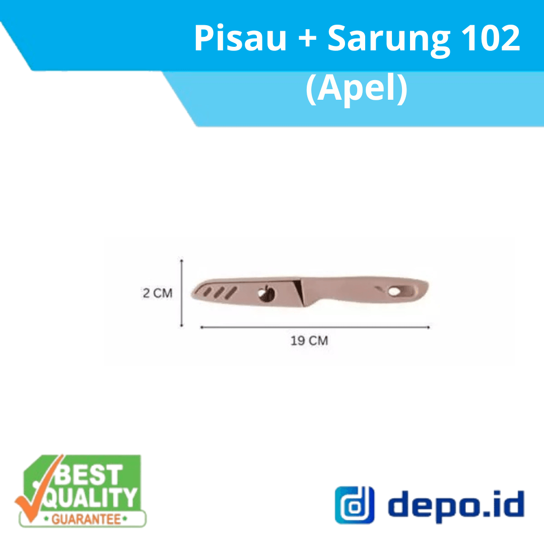 Pisau + Sarung 102 (Apel) - Gambar 2