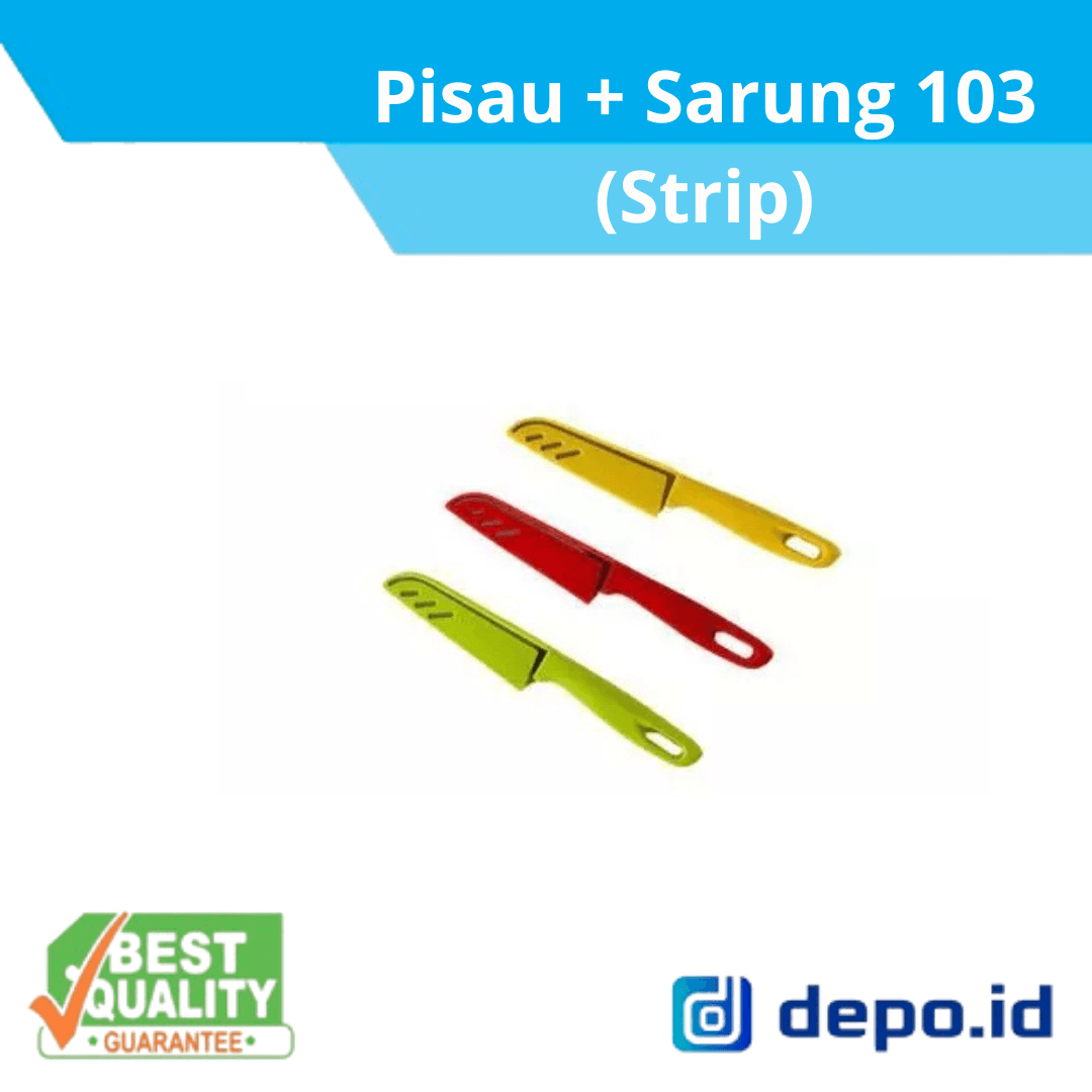 Pisau + Sarung 103 (Strip) / Pisau Murah