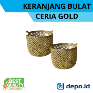 Keranjang Bulat Ceria Gold