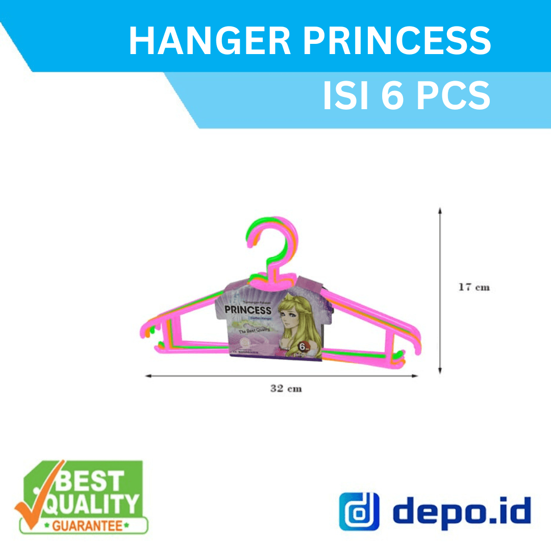 Hanger Princess Isi 6 Pcs - Gambar 2