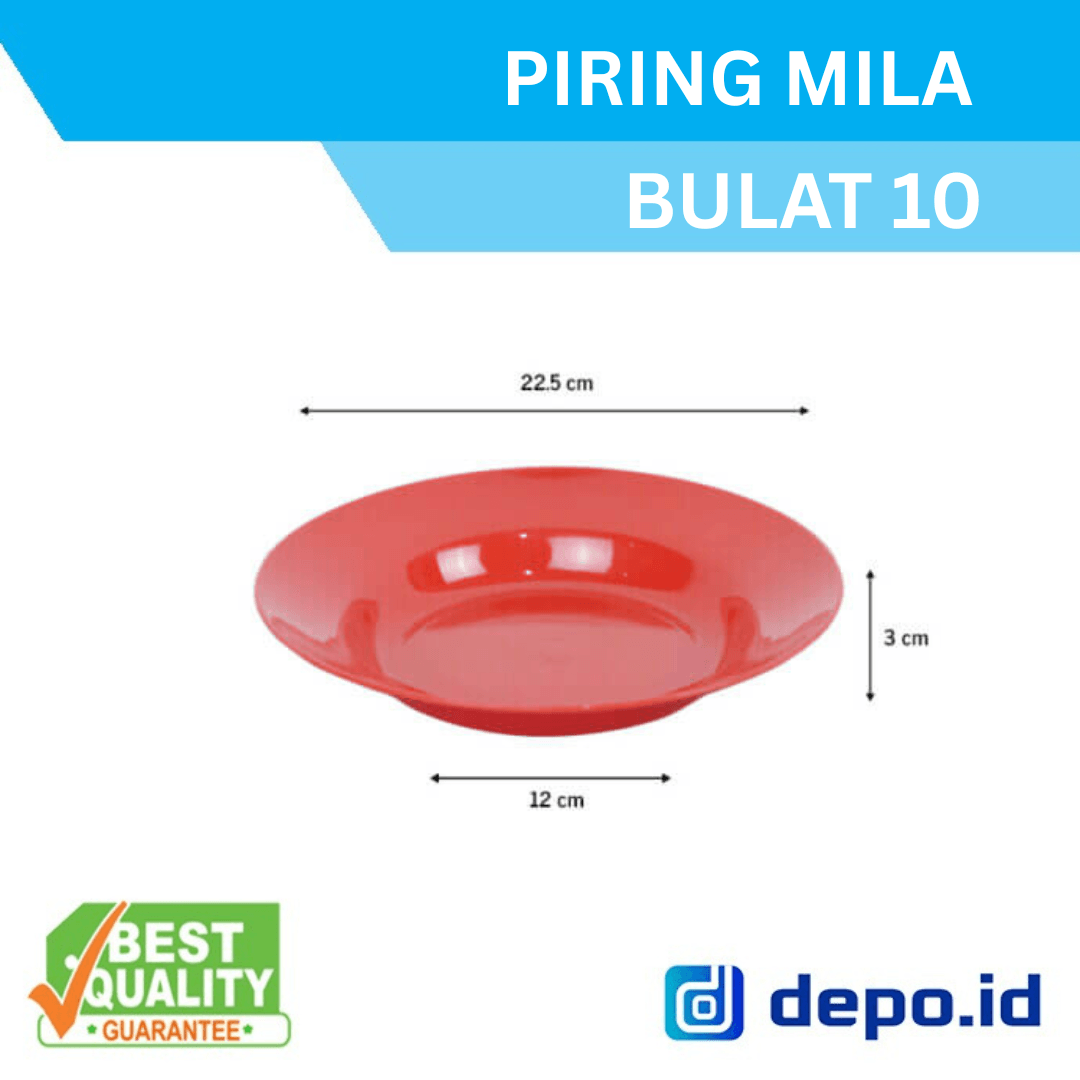 Piring Mila Bulat 10 - Gambar 2