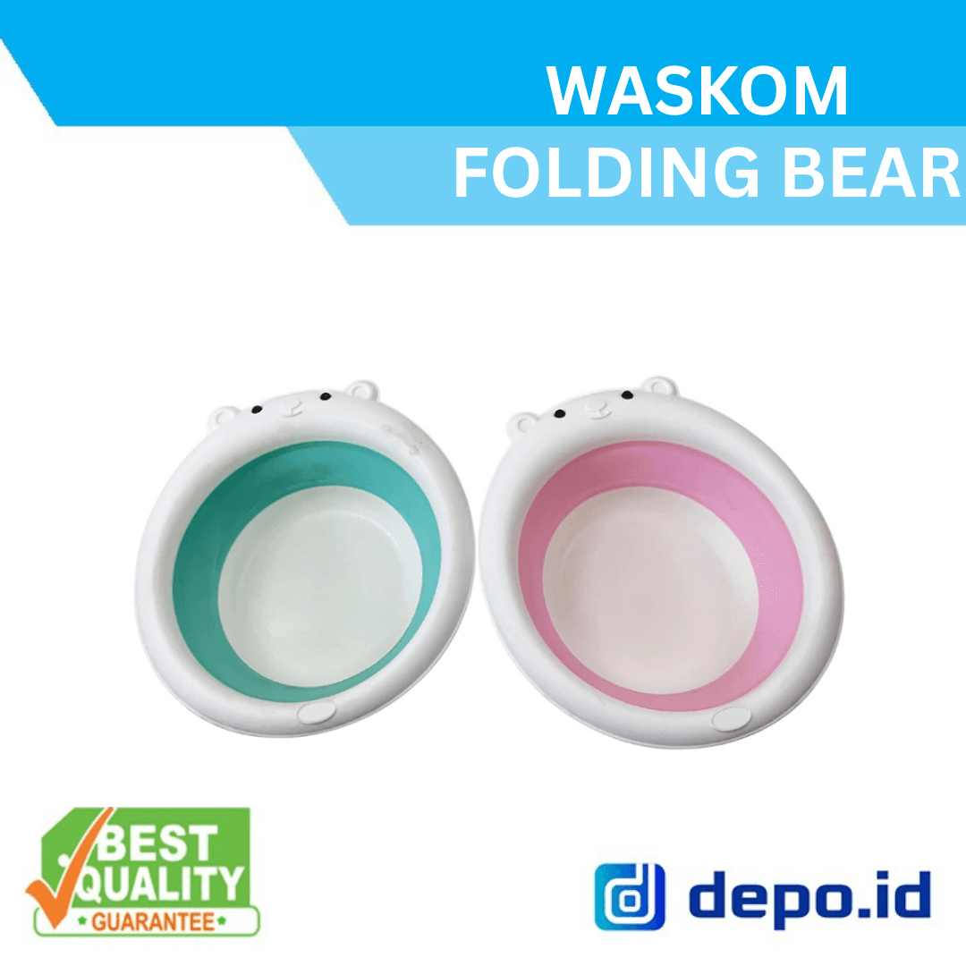 Foldable Baby Wash Basin / Baskom Lipat Bayi / Waskom Folding 1201 Bear